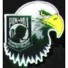 POW MIA EAGLE HEAD LOGO PIN