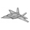 F-22 RAPTOR PIN CAST STYLE STEALTH FIGHTER AIRPLANE PIN F-22 RAPTOR PIN CAST STYLE STEALTH FIGHTER AIRPLANE PIN