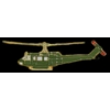 UH-1 HUEY GREEN SIDE VIEW IROQUIS UH1 HELICOPTER PIN