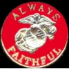 USMC MARINE CORPS ALWAYS FAITHFUL PIN