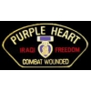 IRAQI FREEDOM PURPLE HEART COMBAT WOUNDED PIN