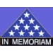 IN MEMORIAM TRI FOLD FLAG PIN