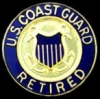 US COAST GUARD PIN RETIRED USCG PIN