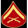 USMC MARINE CORPS E-3 LANCE CORPORAL CHEVRON MINI PIN