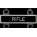 RIFLE QUALIFICATION ATTACHMENT RIFLE ROCKER BADGE