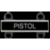 PISTOL QUALIFICATION ATTACHMENT PISTOL ROCKER BADGE