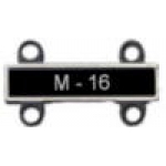 M16 RIFLE QUALIFICATION ATTACHMENT M-16 ROCKER BADGE