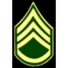 US ARMY STAFF SERGEANT E-6 CHEVRONS PIN