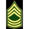 US ARMY MASTER SERGEANT E-8 CHEVRONS PIN