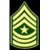 US ARMY SERGEANT MAJOR E-9 CHEVRONS PIN