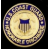 US COAST GUARD PIN HONORABLE DISCHARGE USCG PIN