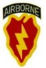 US ARMY 25TH INFANTRY DIVISION AIRBORNE LOGO PIN