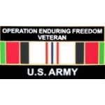 US ARMY OPERATION ENDURING FREEDOM AFGHANISTAN VETERAN PIN