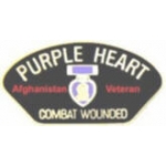 AFGHANISTAN PURPLE HEART COMBAT WOUNDED PIN