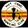 VIETNAM VIET CONG HUNTING CLUB ROUND PIN