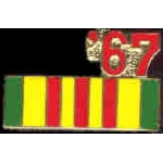 VIETNAM VETERAN SERVICE RIBBON 1967 PIN