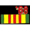VIETNAM VETERAN SERVICE RIBBON 1968 PIN