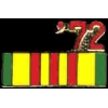 VIETNAM VETERAN SERVICE RIBBON 1972 PIN