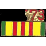 VIETNAM VETERAN SERVICE RIBBON 1973 PIN