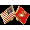 USMC MARINE CORPS FLAG US FLAG MARINE PIN