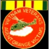 VIETNAM VETERAN PIN VICTIM AGENT ORANGE PIN
