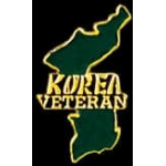 KOREAN WAR VETERAN COUNTRY CUTOUT PIN