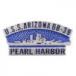 USN NAVY USS ARIZONA BB-39 PEARL HARBOR PIN