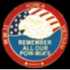 POW MIA REMEMBER ALL OUR PIN