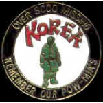 KOREAN WAR 8000 MISSING PIN