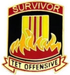 VIETNAM TET SURVIVOR PIN