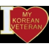 I LOVE MY KOREAN VETERAN PIN