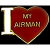 US AIR FORCE LOVE MY AIRMAN PIN
