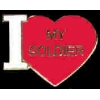 US ARMY I LOVE MY SOLDIER PIN
