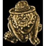 USMC MARINE CORPS BULLDOG FRONT PIN