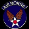 US AIR FORCE AIRBORNE LOGO PIN