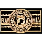 POW MIA RECTANGLE PIN