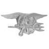 USN NAVY SEAL LOGO SILVER SMALL LOGO PIN