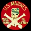 USMC MARINE CORPS MESS WITH THE BEST DIE LIKE THE REST