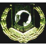 POW MIA LAUREL PIN