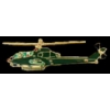 AH-1G COBRA LAPEL HAT PIN UP US MARINES ATTACK GREEN HELICOPTER PINS