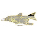 F-4 PHANTOM PIN AIRPLANE F-4 HAT LAPEL PIN