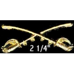 US ARMY CALVARY CROSSED SWORDS LARGE PIN