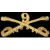 US ARMY 9TH CAVALRY PIN CROSSED SABERS LARGE PIN