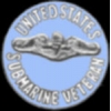USN NAVY PIN ENLISTED SUBMARINE VETERAN PIN LARGE