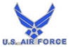 USAF AIR FORCE SYMBOL LARGE WITH US AIR FORCE SCRIPT PIN