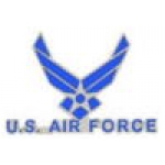 USAF AIR FORCE SYMBOL LARGE WITH US AIR FORCE SCRIPT PIN