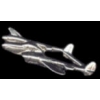 P-38 LIGHTNING PIN AIRPLANE CAST PIN
