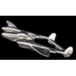 P-38 LIGHTNING PIN AIRPLANE CAST PIN