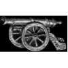 CANNON PIN FIELD ARTILLARY PEWTER PIN