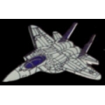 F-14 TOMCAT AIRPLANE GRAY PIN